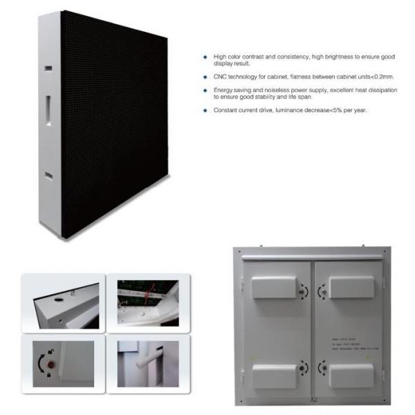 1/8 Scan 6000nits P4 Outdoor Digital Screens For Advertising Energy Saving