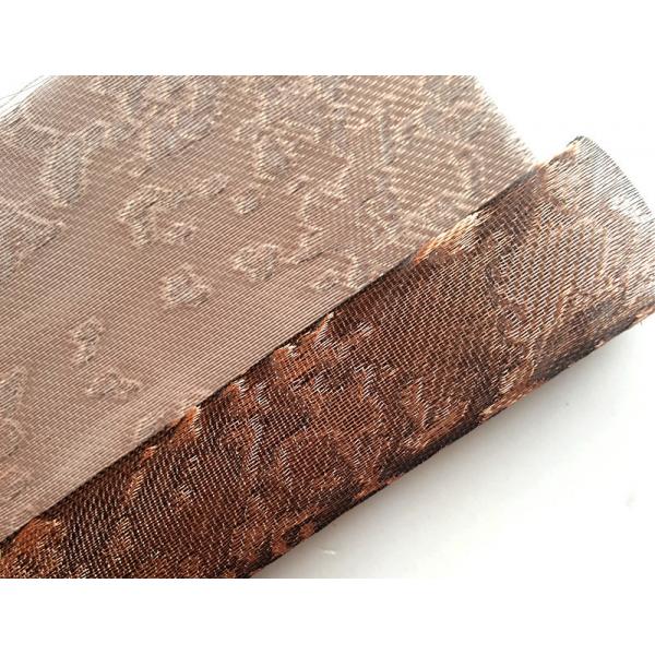 Buy Flower Pattern Stainless Steel Wire Mesh For Architectural Decoration Art Glass at wholesale prices