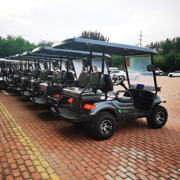 6 Seater Electric Golf Cart Fashion Design Powered Electric Lead Acid Batteries