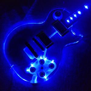 High quality Standard LP acrylic electric guitar, rosewood Fingerboard LED light