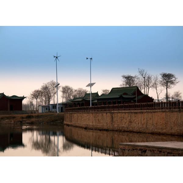 Buy Waterproof 1500w On Grid Home Wind Turbine System With Guyed Tower Installation at wholesale prices