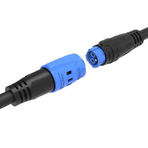 China M19 Series Push-pull Self-locking Connection Industrial IP65 3 Pin Female Male Plug Power Connector on sale