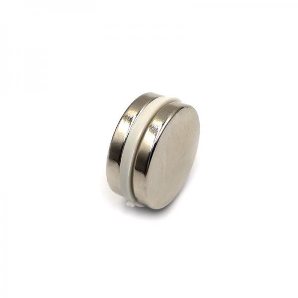 Buy Strong N52 Round Permanent Disc Neodymium Magnet Bright Silver at wholesale prices