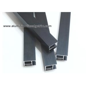 Brushed Black Aluminium Metal Picture Frames With 2 cm Flat Edge
