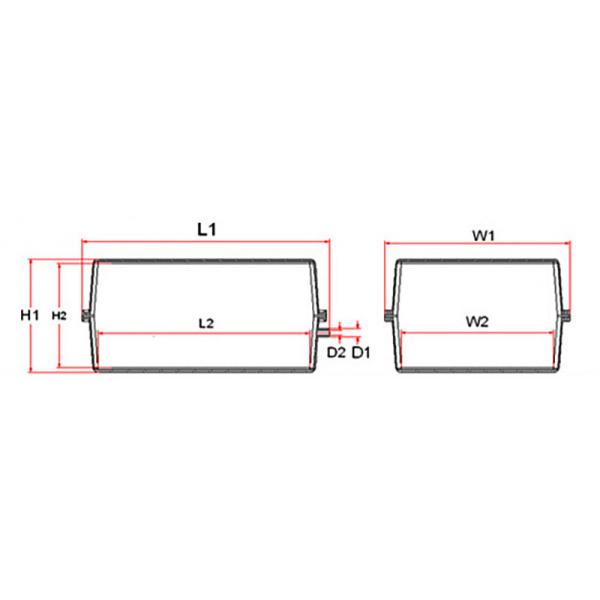 Waterproof Solar Street Light Battery Underground Box 12v 24v 48v Easy Installation