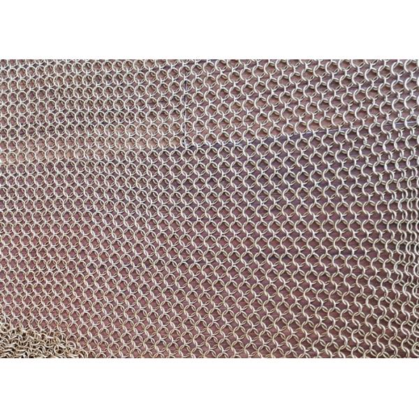 Stainless Steel Chainmail Ring Decorative Wire Mesh for Fly Screen Curtain