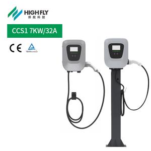 Standard Electric Car AC Charging Station For Home With 5M Cable 7KW 32A