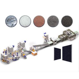 Solar Panel Crushing Sorting Equipment For 2024 Monocrystalline Photovoltaic