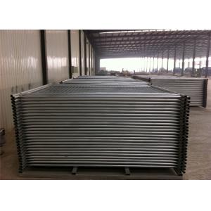 Free Standing Metal Fence Construction Fence Panels OEM / ODM Acceptable