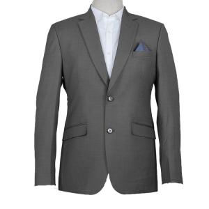 Custom Men'S Terry Rayon Fabric Notch Lapel Collar Blazer Solid Formal Wear Coat