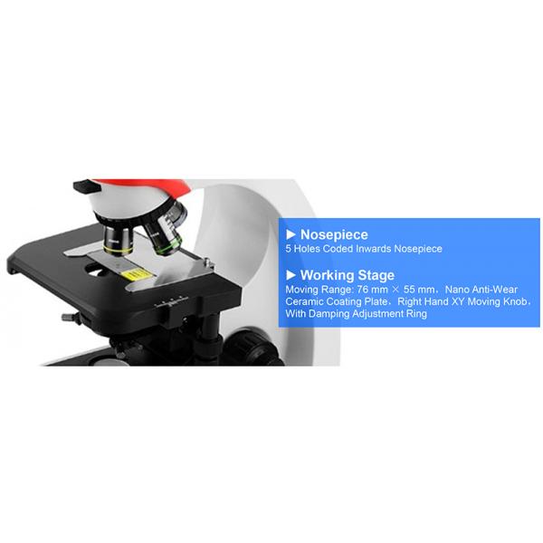 OPTO-EDU A12.2263 Infinity Trinocular Biological Laboratory Microscope