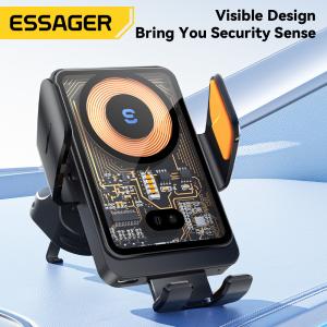 ESSAGER T11 Series Wireless Car Charger Holder Wireless Charging Phone Stand 5V