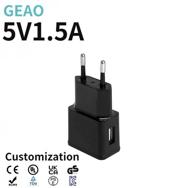 Buy 5V 1.5A Wall Adapter Charger 10W Mobile Phone Charger With JP US Plug at wholesale prices