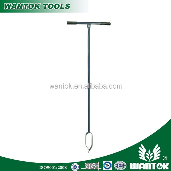 Gardening Tool T Shape Handle Steel Scarification Tillers for Farmer Ground Drill