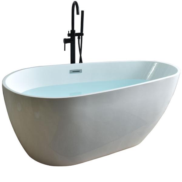 Buy Egg Oval Shaped Acrylic Freestanding Bathtub cUPC Certified at wholesale prices