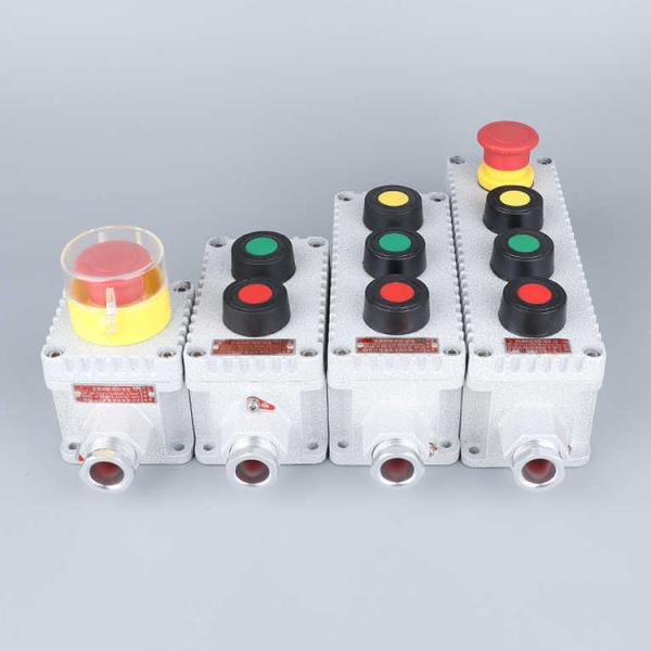 Buy ATEX Explosion Proof Control Button Box Aluminum Emergency Stop at wholesale prices