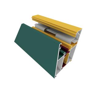 ISO Customized Stylish 6005 Powder Coated Aluminium Section