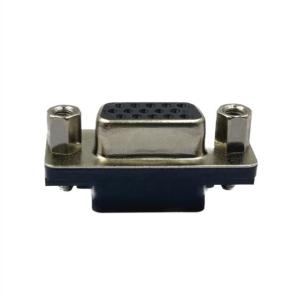 VGA HD15 Female D-SUB Connectors Slim 3 Rows For PCB 90 Degree 1.0AMP