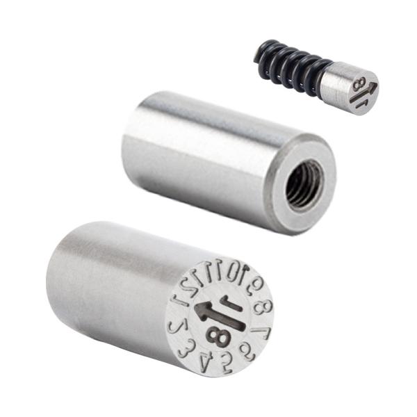 Interchangeable Mold Date Inserts ISO9001 Injection Injection Mold Date Stamp