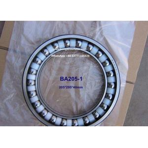 BA205-1 excavator bearing thin section angular contact ball bearing 205*295*40mm