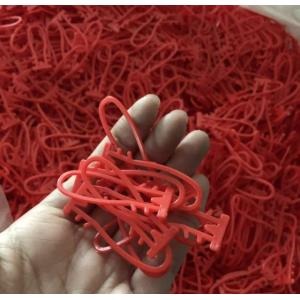 Plastic Egg Packaging Mesh Sleeve Plastic Tube Netting Red Color Large Load