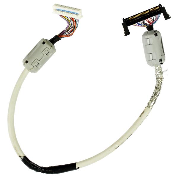 LCD Panel 40 Pin LVDS Cable Manufactured with Customized Connector Color and
