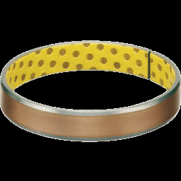 Metal Yellow Pom Bush Wrapped Bronze Bearings Self Lubricating