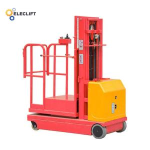 Solid Tire Electric Order Picker 200kg Load With Customized Color And Logo