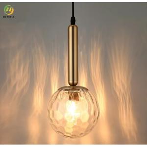Light Luxury Ball 15cm Led Glass Pendant Light Nordic Design