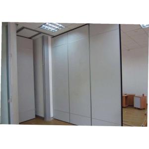 China Aluminium Frame Melamine Surface Office Sliding Partition Wall 1300mm Width Easy Installing on sale