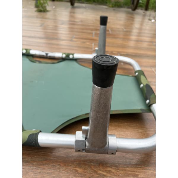 Two Wheels Two Supporting Legs Four Folde Stretcher Trolley 1200D Camouflage Oxford Leather