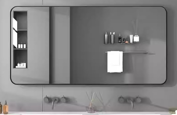 Water Proof Indoor / Bathroom Dressing Makeup Furniture Mirror Glass