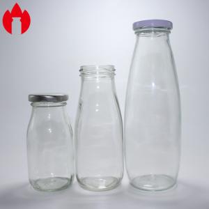 Empty Glass Bottle Vial for Milk