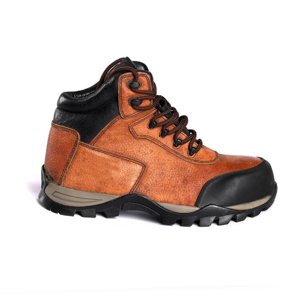 Oil Slip Resistant Steel Plate Work Boots Penetration Resistant Industrial Safety Men Steel Toe Shoes
