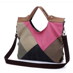 Latest Women Gender and Cotton Canvas Fabric Material Handbag bolsas femininas