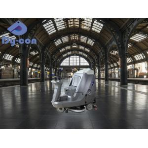 Large Ride On Floor Scrubbers For Transportation Hubs