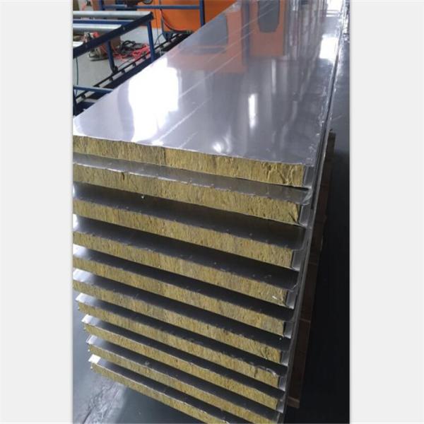 Buy insulated aluminum rock wool roof panels with 60minutes fire resist at wholesale prices