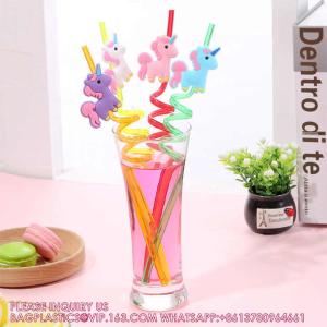 Reusable Birthday Party Rainbow Unicorn Straws Unicorn Party Supplies Birthday