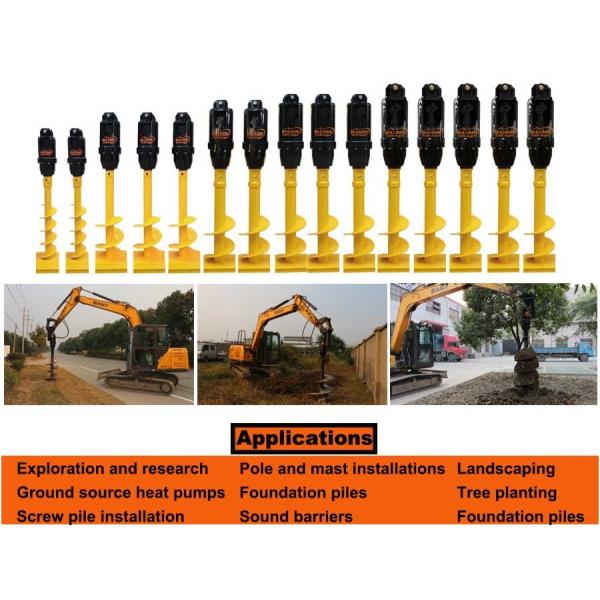 Hydraulic Powered Earth Drill Earth Auger for Tractor, Gearbox Auger for Drilling Rig Parts