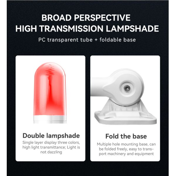 Customized Tower Warning Light Single Layer Three Color Led Signal Tower Light