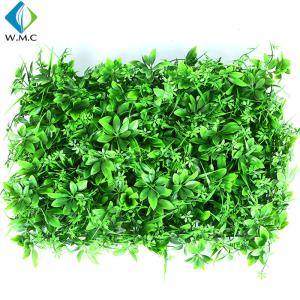 Outdoor Decoration Artificial Boxwood Grass , Topiary Artificial Moss Wall