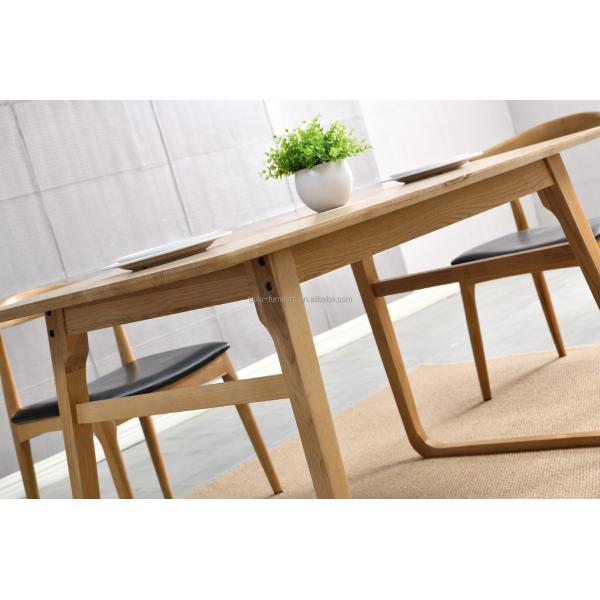 Home Furniture Guaranteed Rectangular Wood Dining Table for Dining Room Decoration