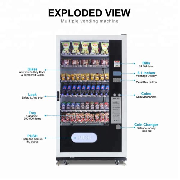 LE205A Snack/Food/Cold Drink Vending Machine
