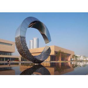 500cm Large Outdoor Metal Sculptures Abstract For Building Decoration