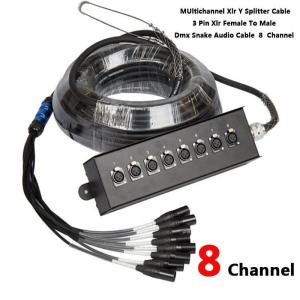24 Channel 20 Meter Audio Snake Cable Drum with Unique Design and Braid