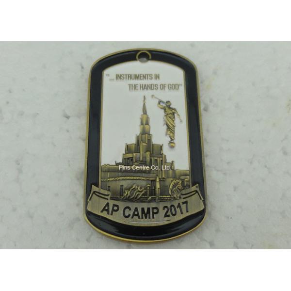 Buy Full Relief College Basketball Coin , Zinc Alloy Hard Enamel Military & Police Coin at wholesale prices