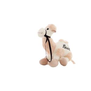 33cm Tall Simulation Camel Plush Toy With Reins