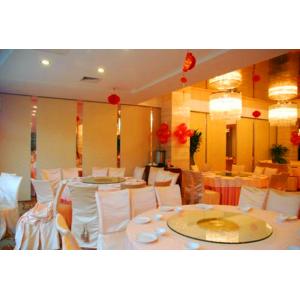 Custom Hanging Track Roller Soundproof Folding Partition Walls / Movable Room