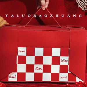 3 Tier Chocolate Rigid Packaging Box Multipurpose Reusable With Lid