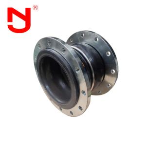 ANSI DIN JIS Flanged Rubber Expansion Joint Double Sphere Rubber Flexible